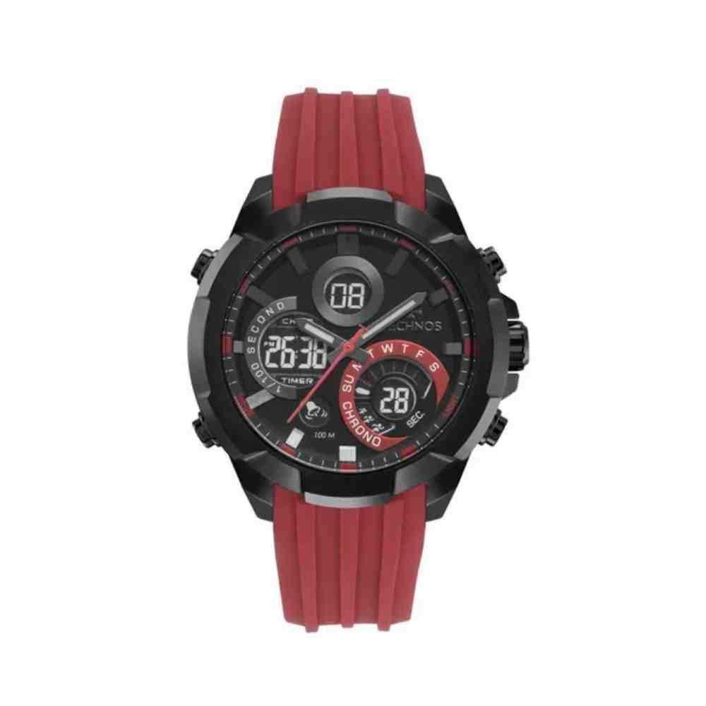 Relógio Technos Digitech Vermelho Masculino W23721AAD/2P