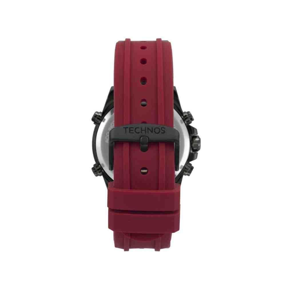 Relógio Technos Digitech Vermelho Masculino W23721AAD/2P Preto 2