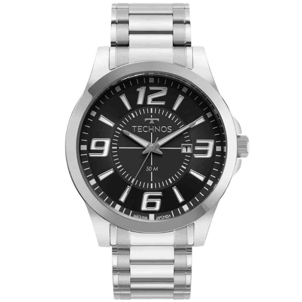 Relógio Technos Racer Prata Masculino 2115NBH/1P