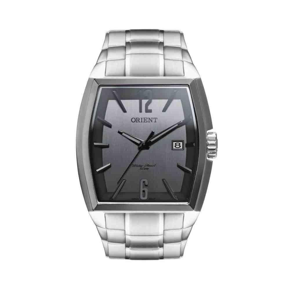 Relógio Orient Prata Masculino GBSS1050 G2SX Marrom 2