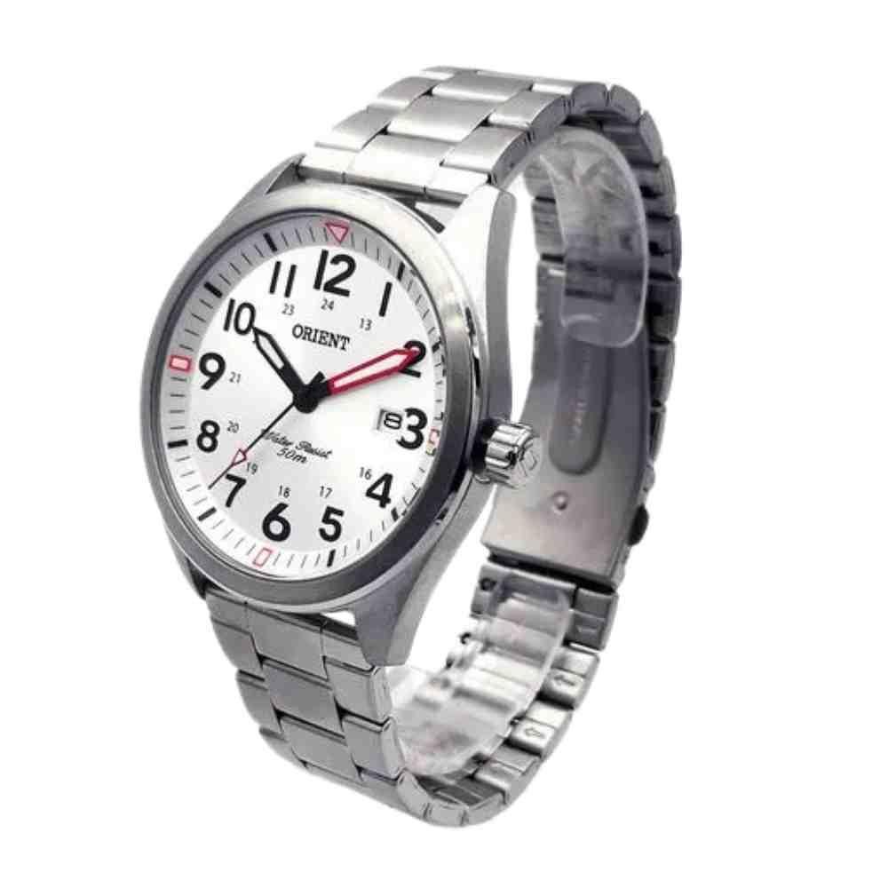 Relógio Orient Sport Prata Masculino MBSS1396 S2SX Marrom 2