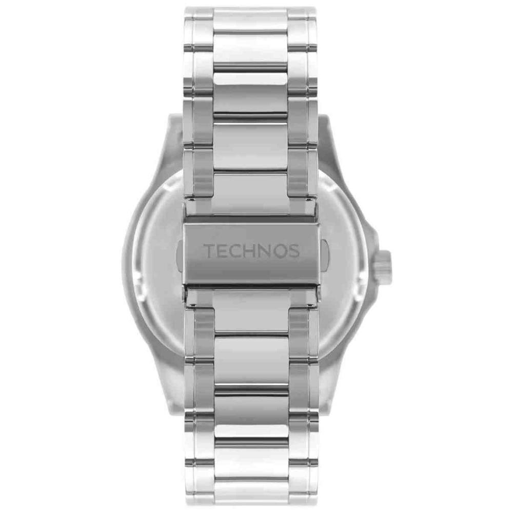 Relógio Technos Executive Prata Masculino 2115TWE/1P Preto 3