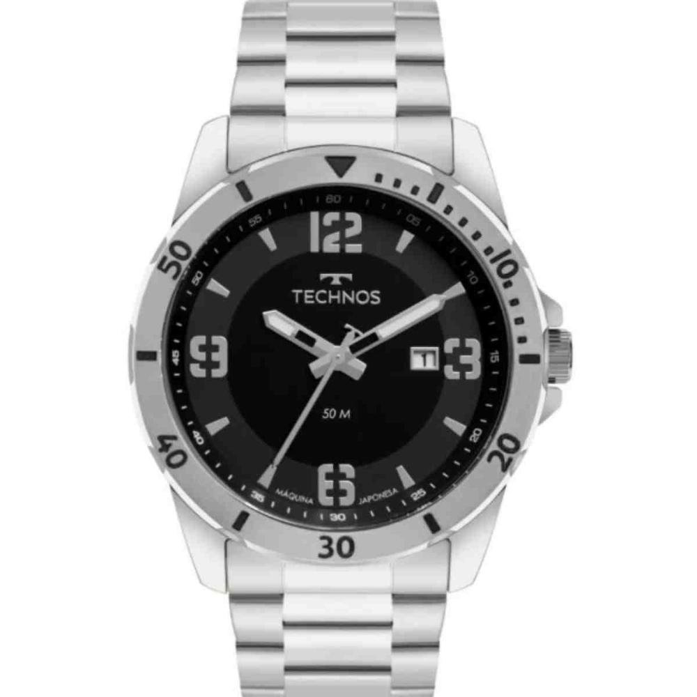 Relógio Technos Racer Prateado Masculino 2115MYN/1P