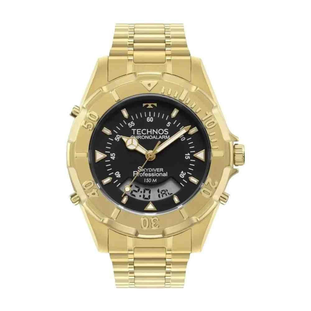 Relógio Technos Skydiver Dourado Masculino WT2050AF/1P