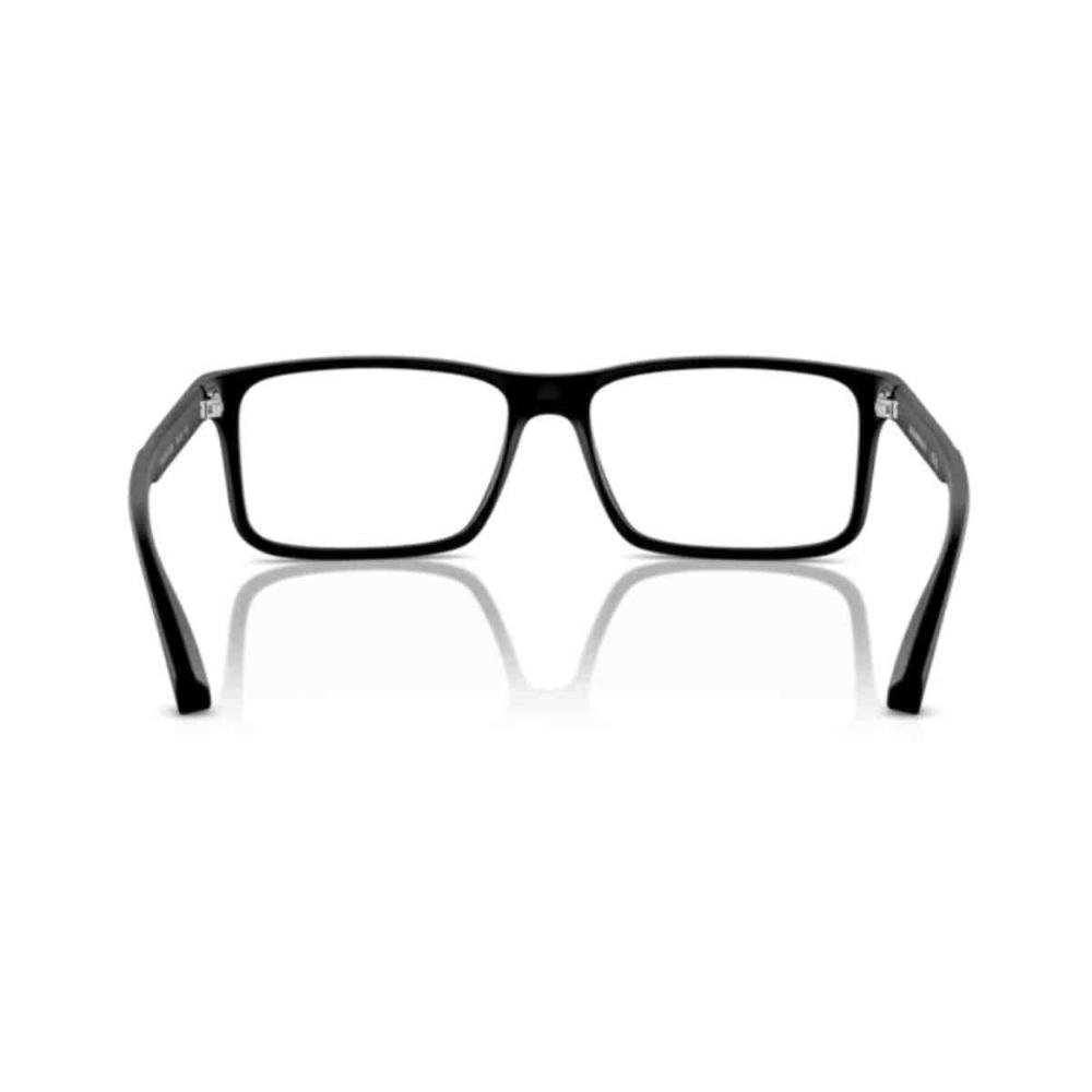 Armação de Grau Emporio Armani Retangular Preto 0EA3038 5063 Preto 3