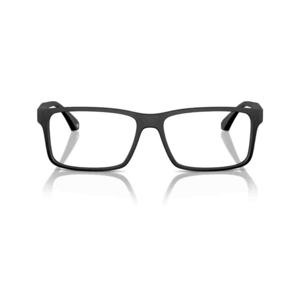 Armação de Grau Emporio Armani Retangular Preto 0EA3038 5063 Preto 4