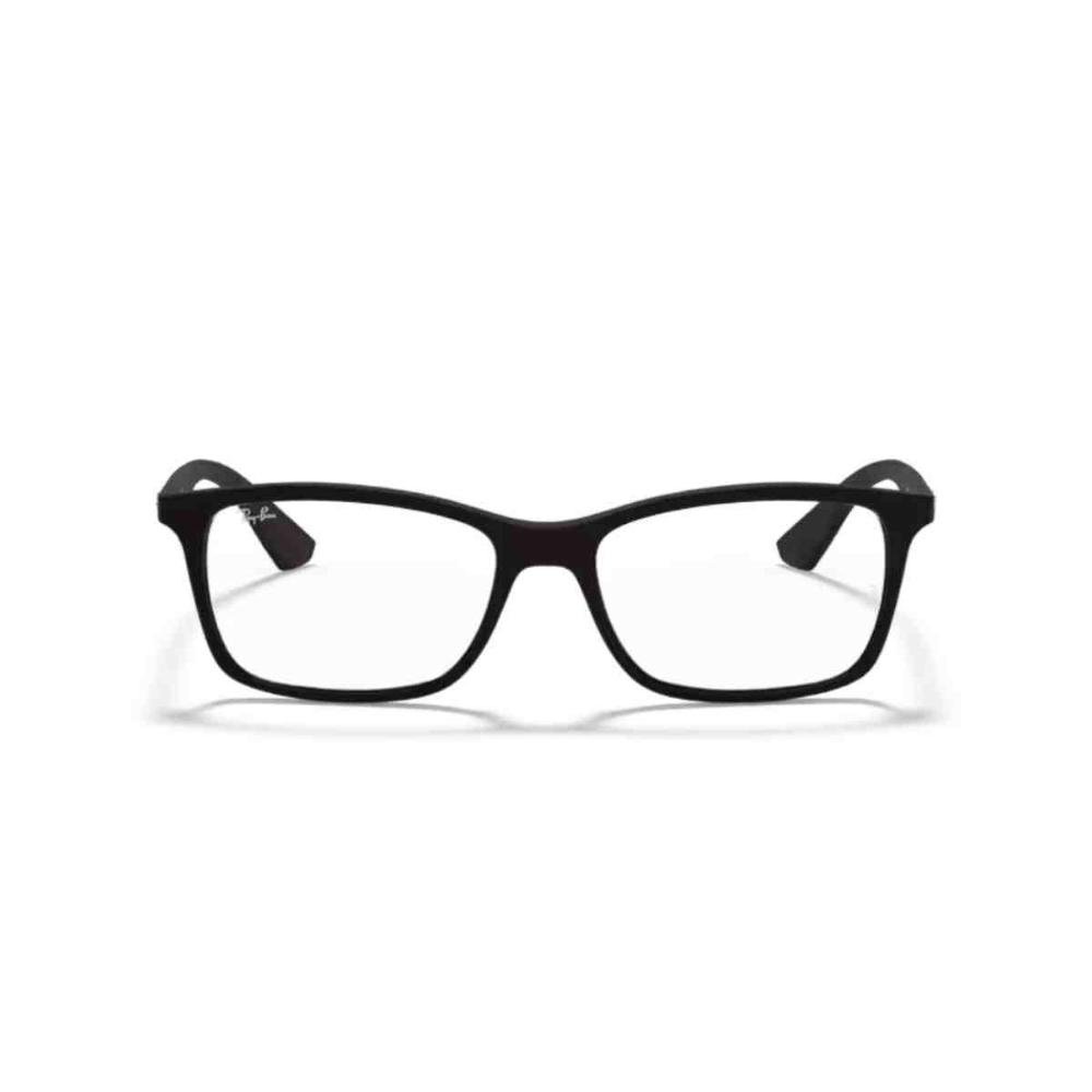Armação de Grau Ray Ban Quadrado Preto 0RX7047 5196  56