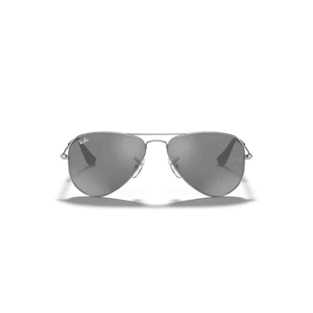 Óculos de Sol Ray Ban Aviator Infantil Prata 0RJ9506S2126G50