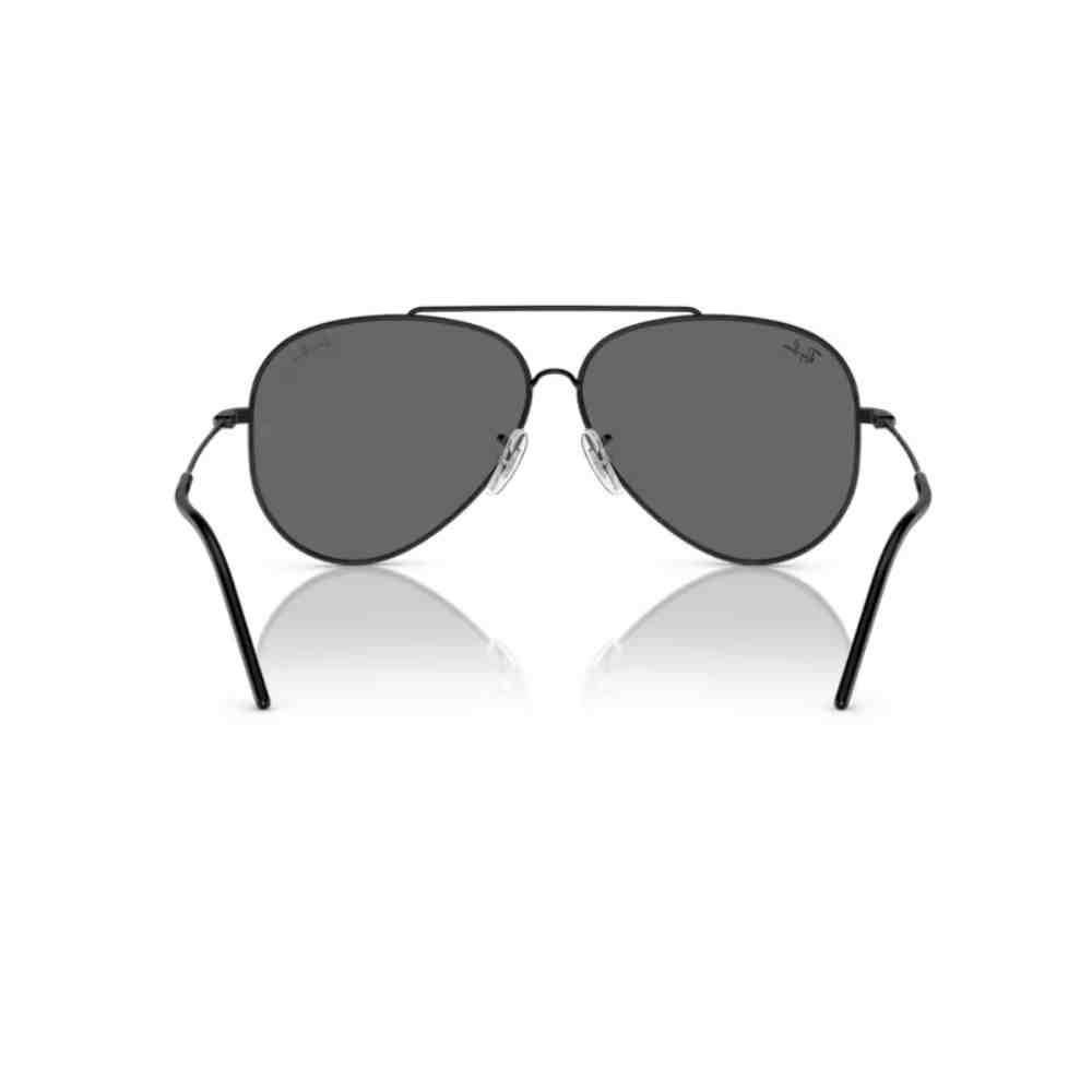 Óculos de Sol Ray Ban Aviator Reverse Preto 0RBR0101S 002/GR Preto 3