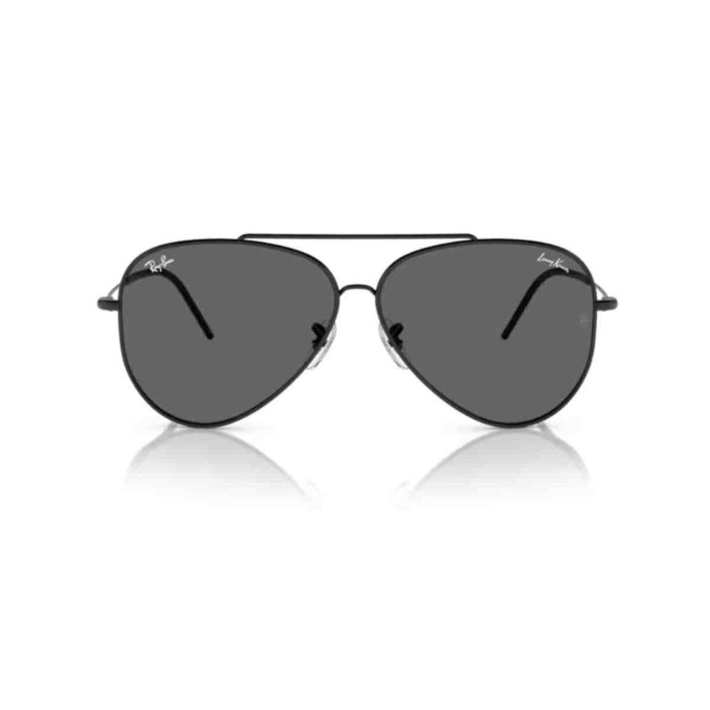 Óculos de Sol Ray Ban Aviator Reverse Preto 0RBR0101S 002/GR Preto 5