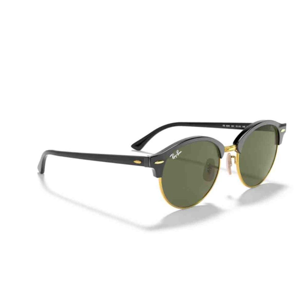 Óculos de Sol Ray Ban Clubround Preto 0RB4246 901   51 Preto 3