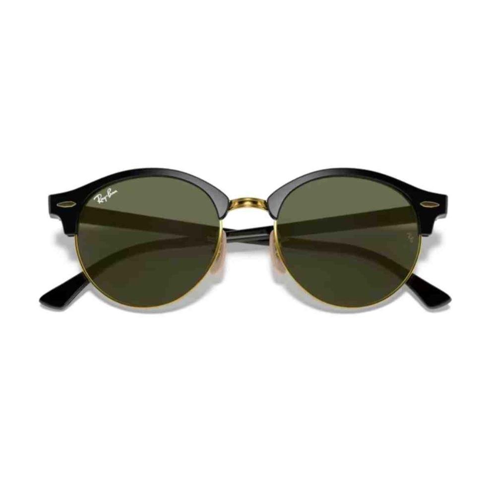 Óculos de Sol Ray Ban Clubround Preto 0RB4246 901   51 Preto 6