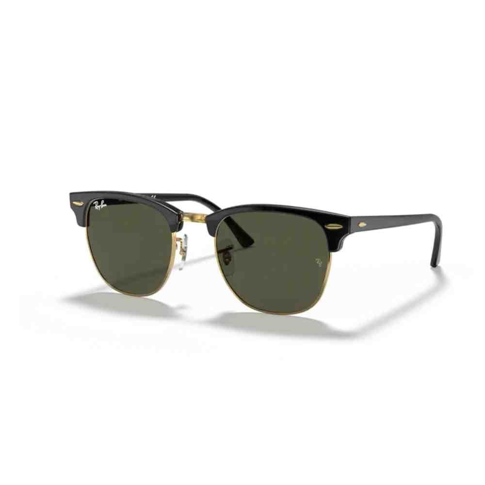 Óculos de Sol Ray-Ban Clubmaster Preto 0RB3016 W0365 49 Preto 2