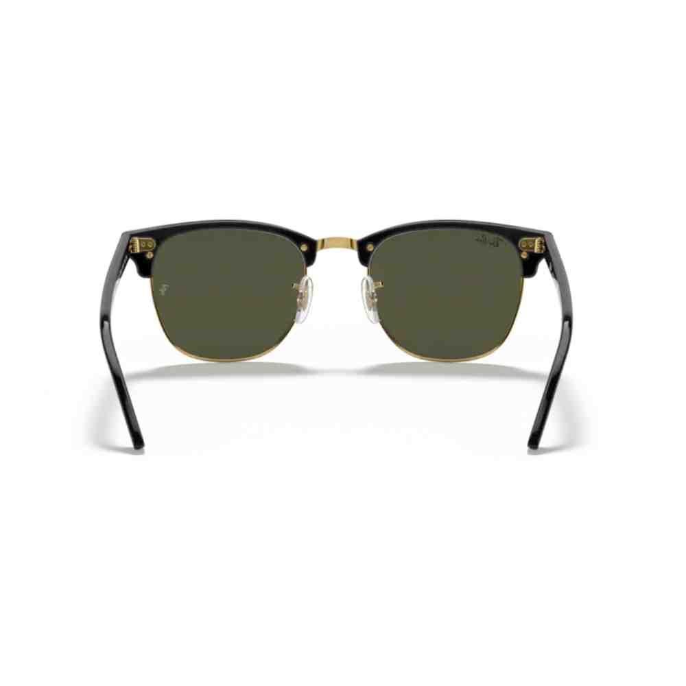 Óculos de Sol Ray-Ban Clubmaster Preto 0RB3016 W0365 49 Preto 4