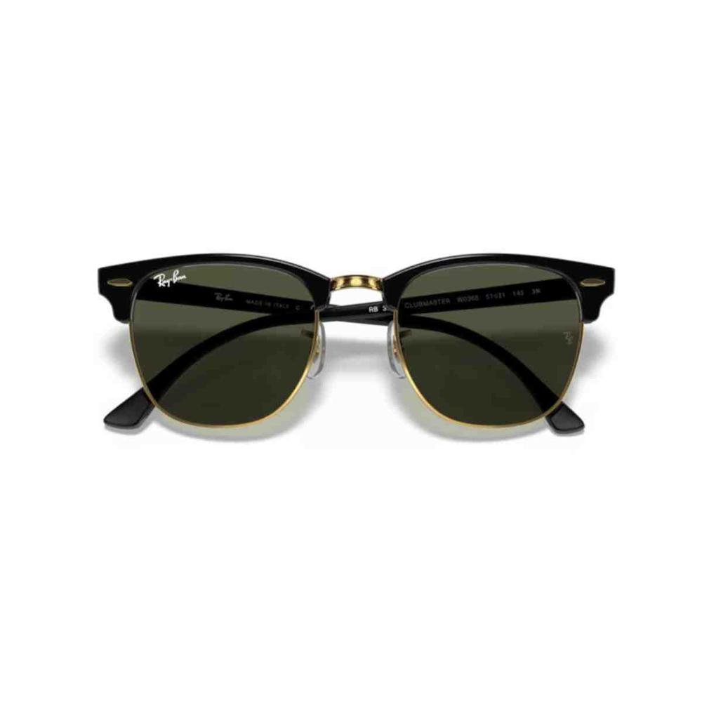 Óculos de Sol Ray-Ban Clubmaster Preto 0RB3016 W0365 55 Preto 6