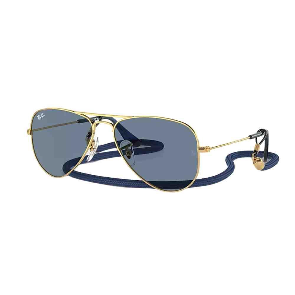 Óculos de Sol Ray-Ban Infantil Aviator Summer Capsule 0RJ950 Dourado 2
