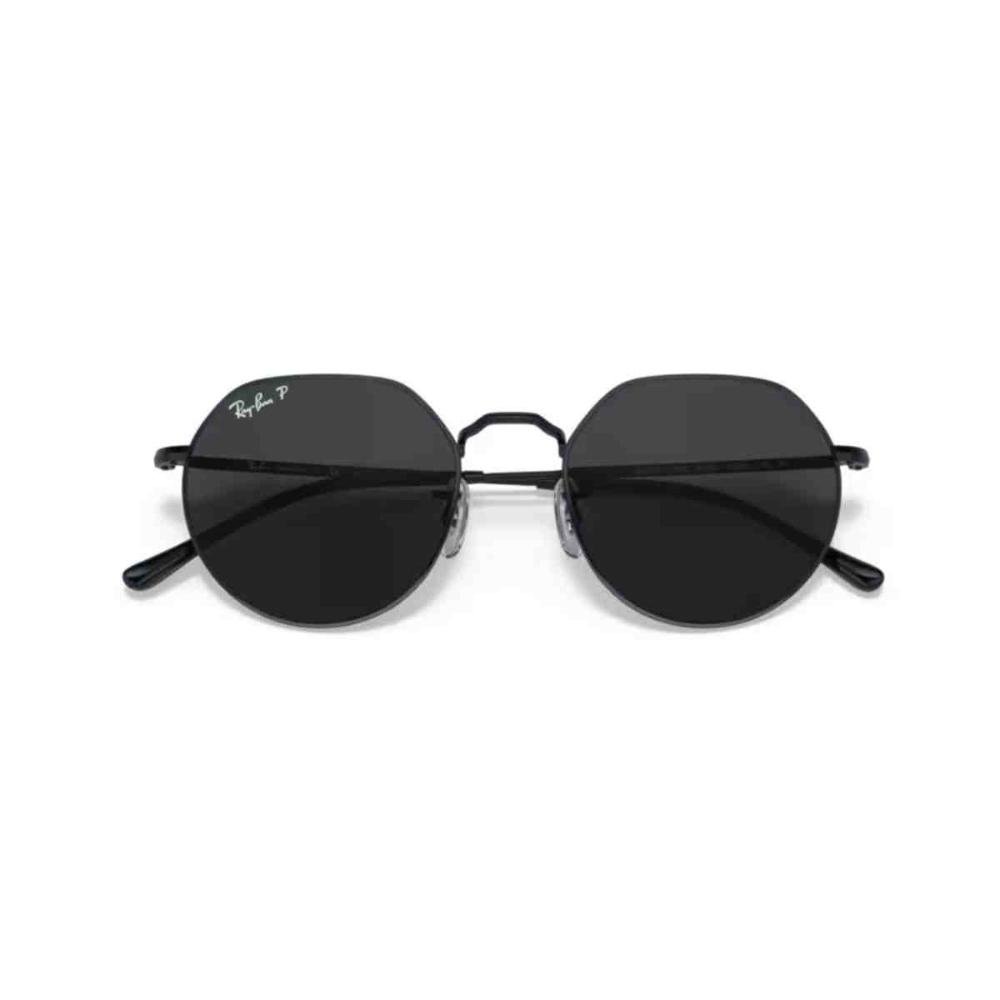 Óculos de Sol Ray-Ban Jack Preto 0RB3565 002/4853 Preto 6