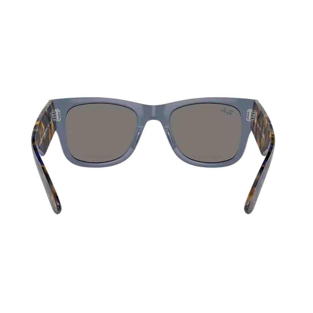 Óculos de Sol Ray-Ban Mega Wayfarer Azul 0RB0840S 6638O451 Azul 3