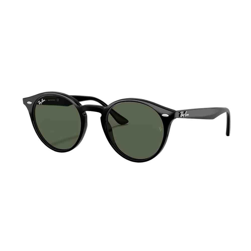 Óculos De Sol Ray-Ban Round Stylish Preto 0RB2180L 601/7151 Preto 2