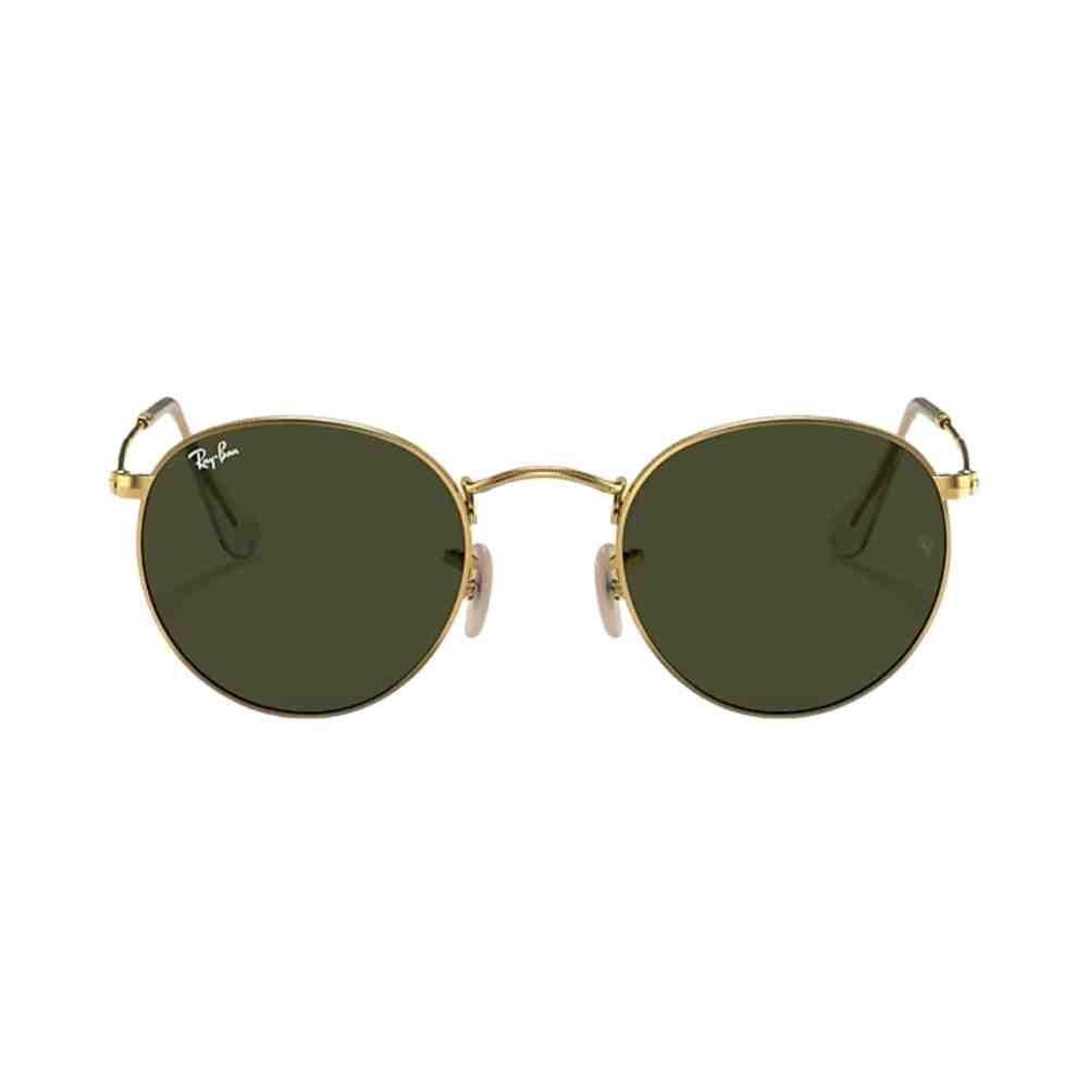 Óculos de Sol Ray-Ban Round Metal Dourado 0RB3447L 00153