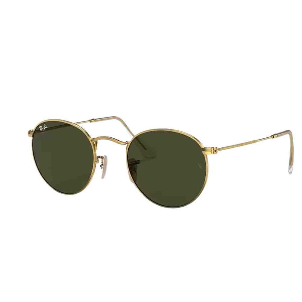 Óculos de Sol Ray-Ban Round Metal Dourado 0RB3447L 00153 Dourado 2