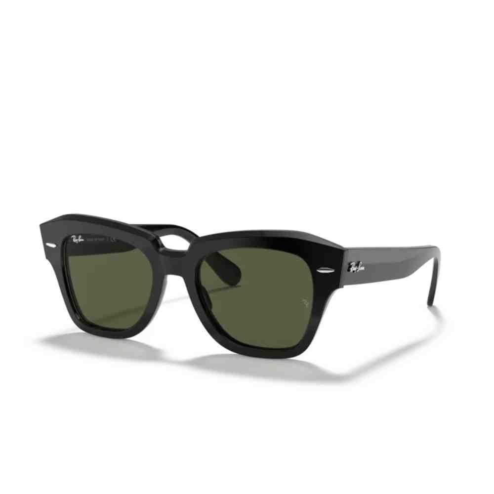 Óculos de Sol Ray-Ban State Street Preto 0RB2186 901/3152 Preto 2