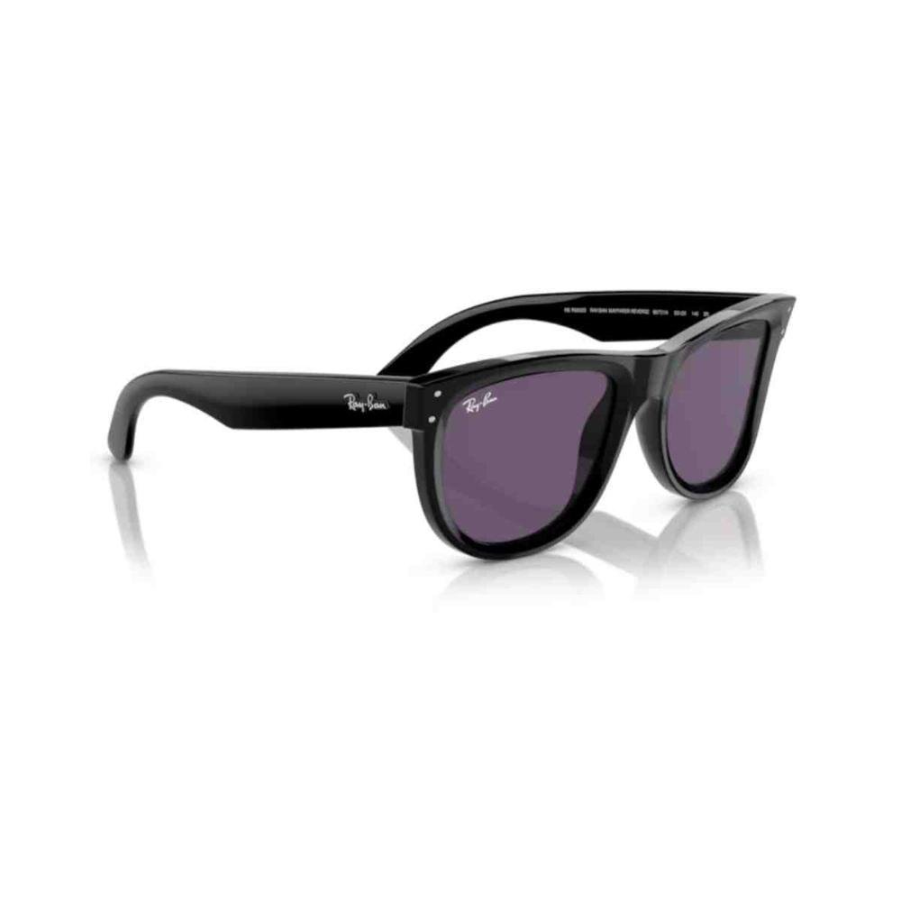 Óculos de Sol Ray-Ban Wayfarer Reverse Preto 0RBR0502S 66771 Preto 5