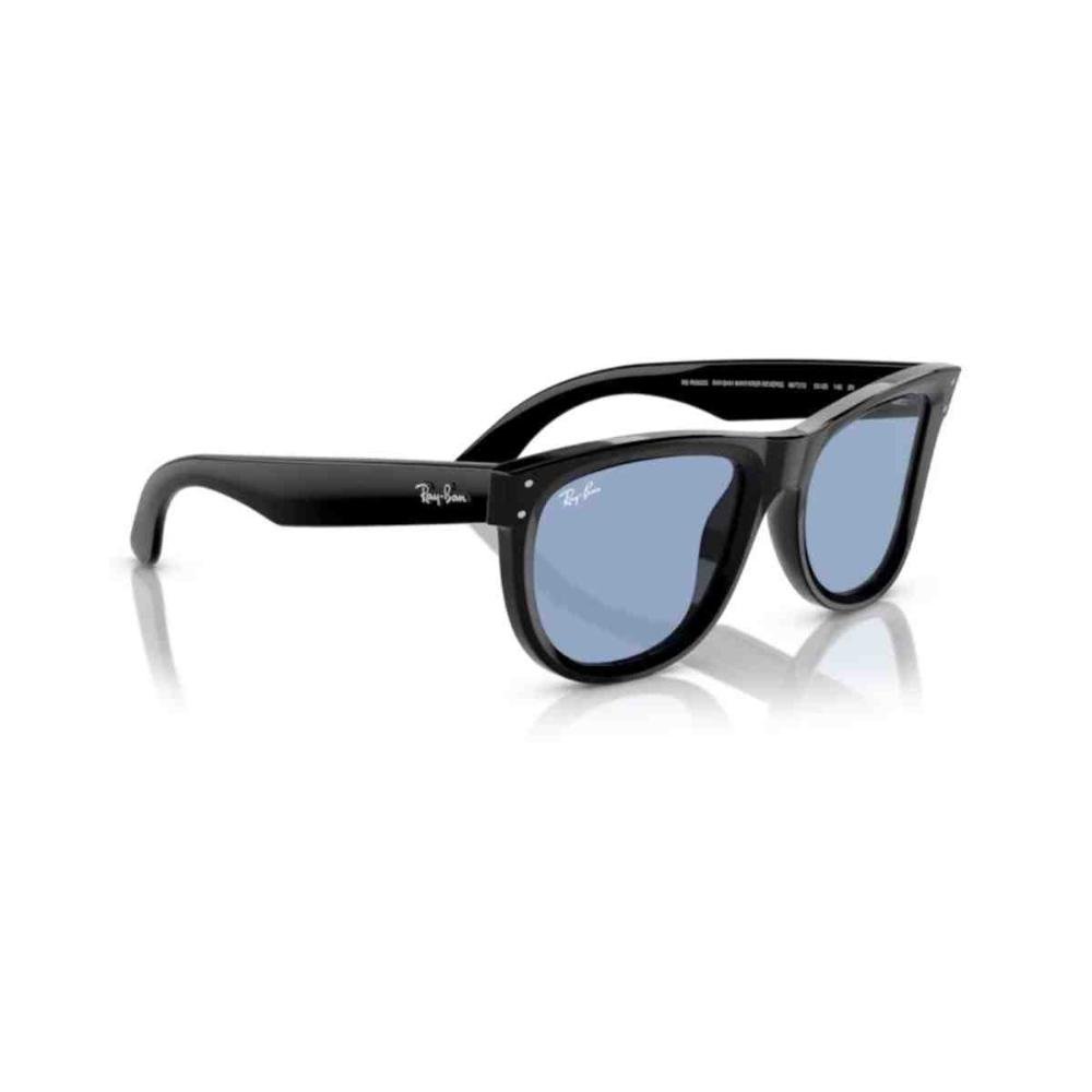 Óculos de Sol Ray-Ban Wayfarer Reverse Preto 0RBR0502S 66777 Preto 5
