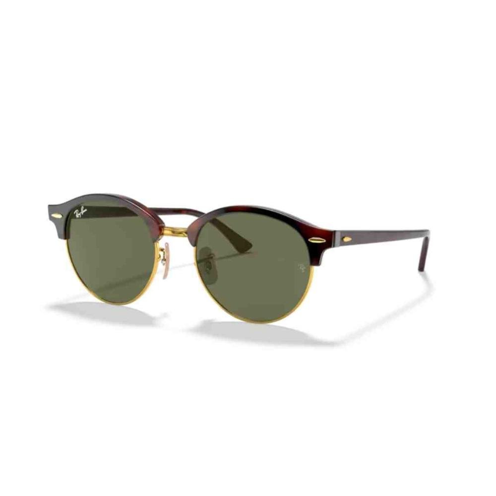 Óculos de Sol Ray Ban Clubround Havana Vermelho 0RB4246 990 51 Vermelho 2