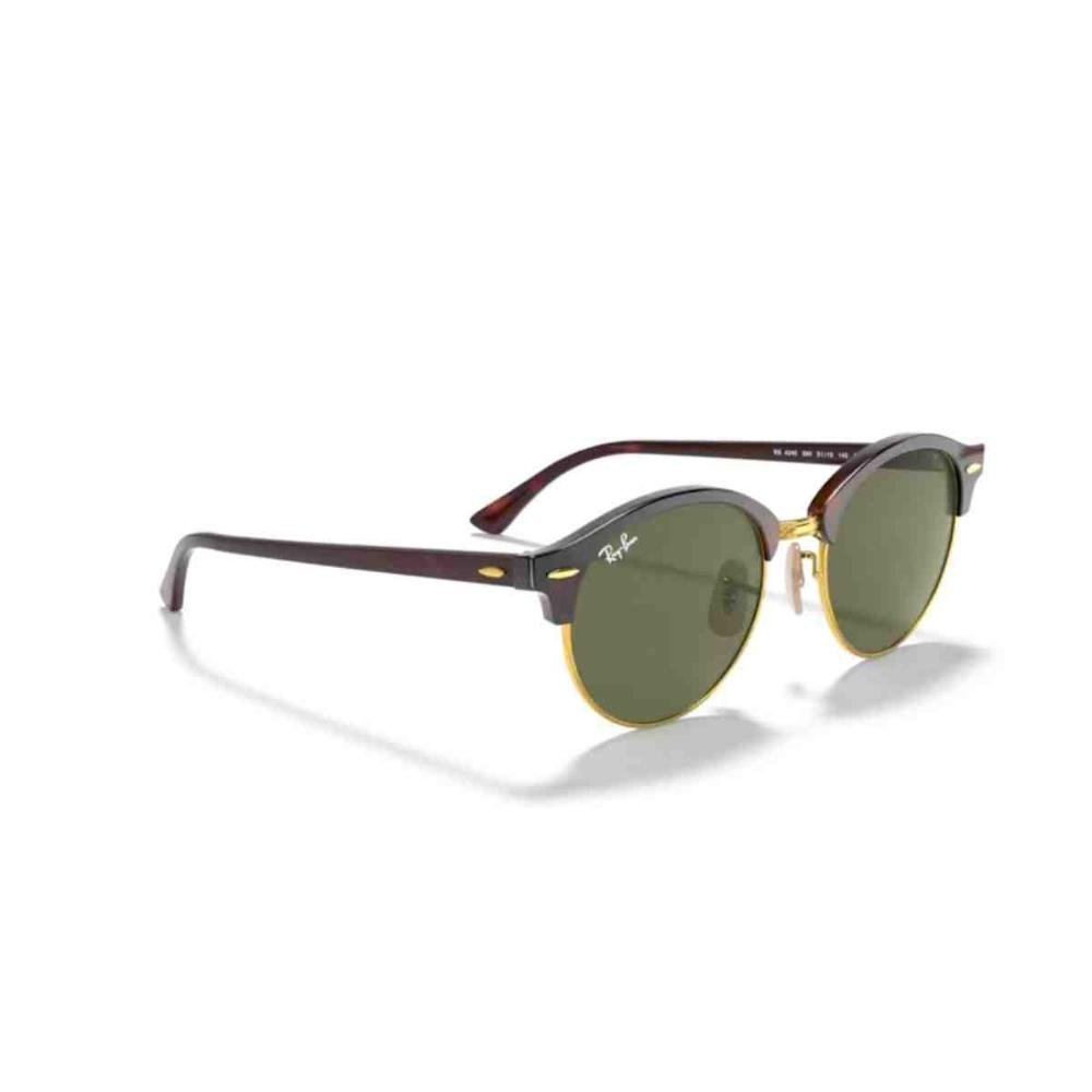 Óculos de Sol Ray Ban Clubround Havana Vermelho 0RB4246 990 51 Vermelho 3