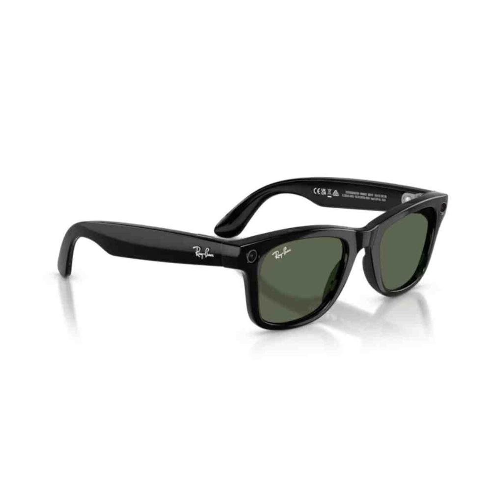 Óculos de Sol Ray-Ban Meta Wayfarer Smart Glasses Preto 0RW4012 601/7150 Preto 2
