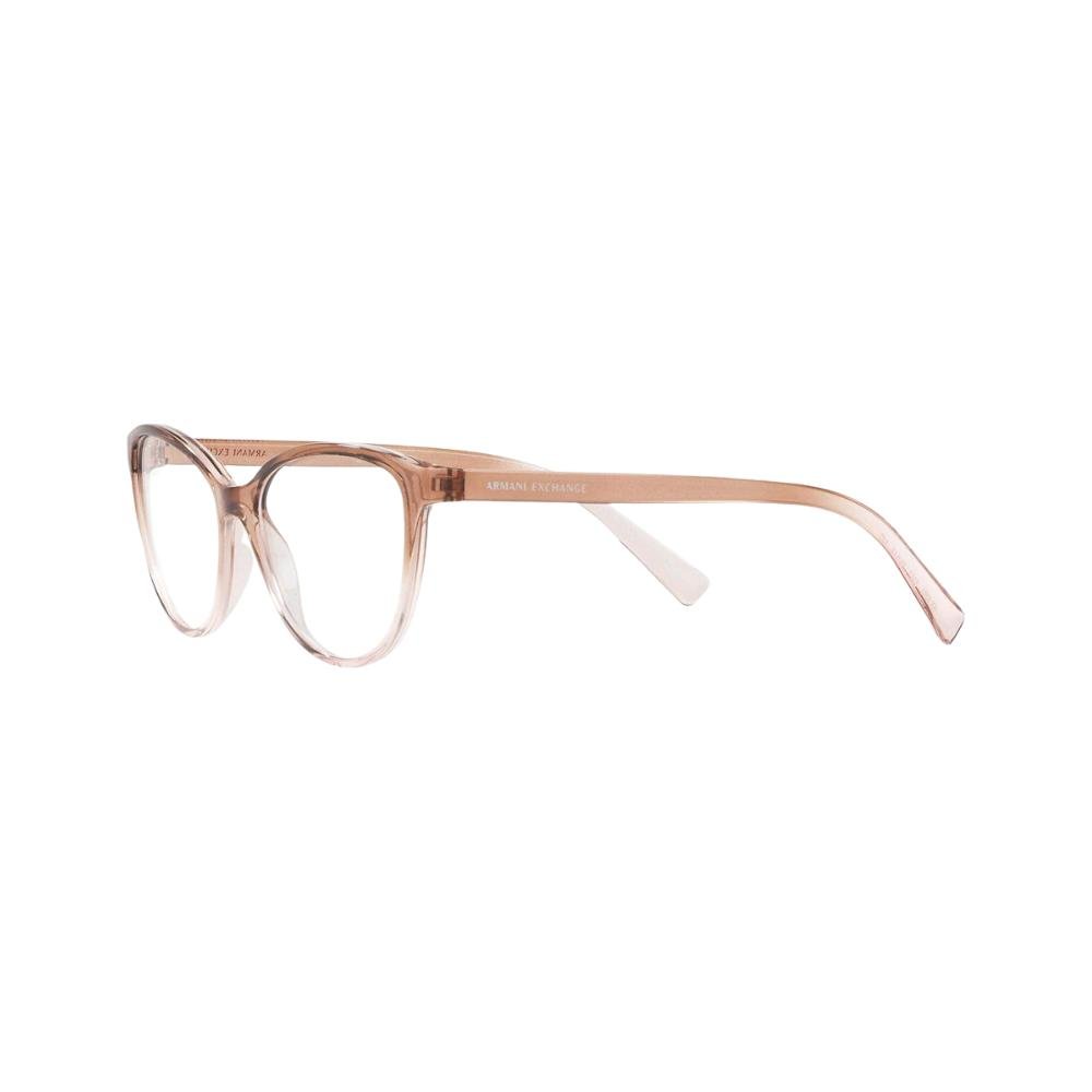 Armação de Grau Armani Exchange Retangular Rosa 0AX3053 8257 Bege 3