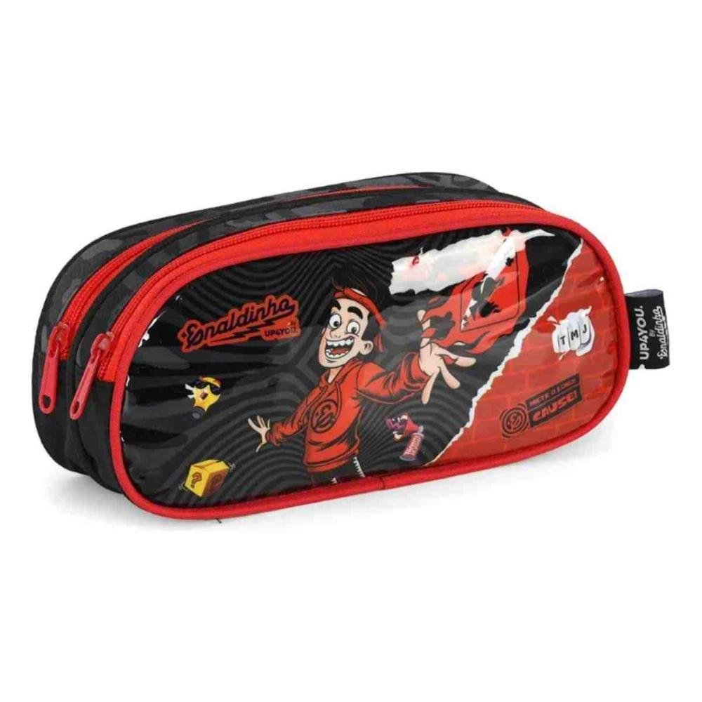 Estojo Escolar UP4YOU Enaldinho Preto EI42224UP0600 Preto 3