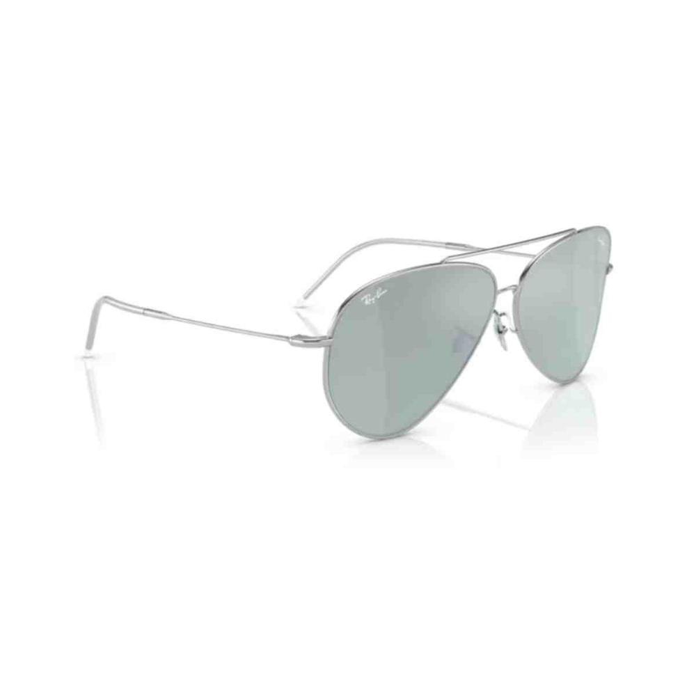Óculos de Sol Ray-Ban Aviator Reverse Prata 0RBR0101S 003/30 Prata 5