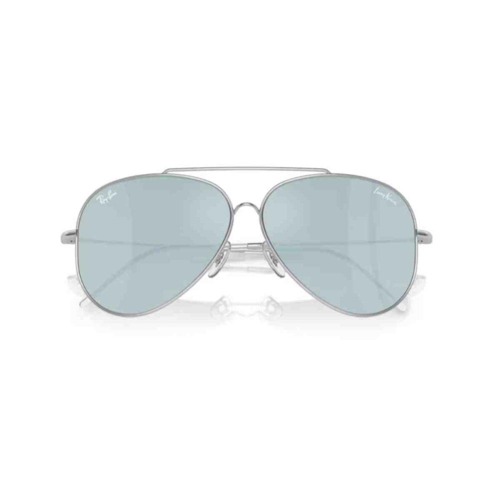 Óculos de Sol Ray-Ban Aviator Reverse Prata 0RBR0101S 003/30 Prata 6