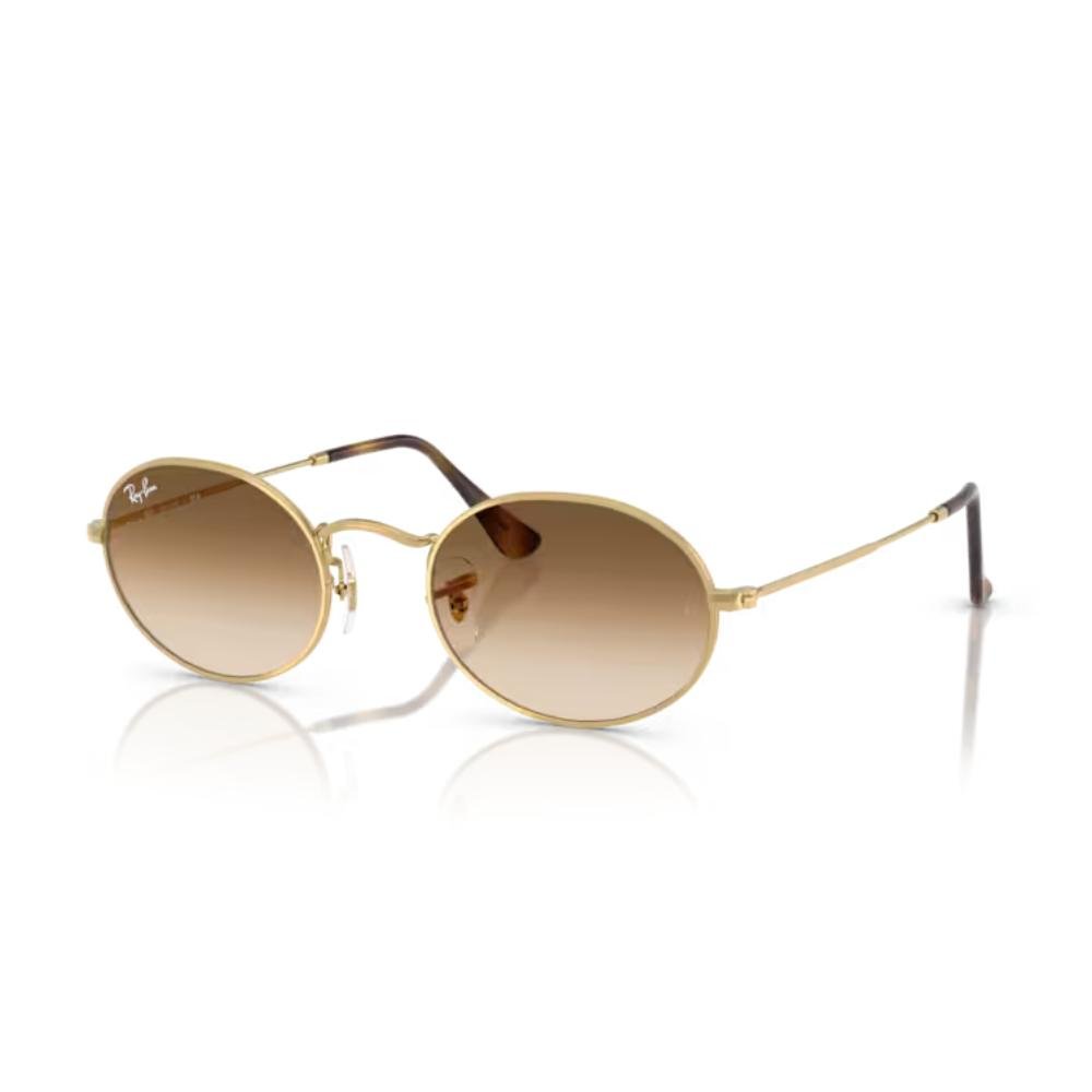 Óculos de Sol Ray-Ban Oval Dourado 0RB3547 001/5154