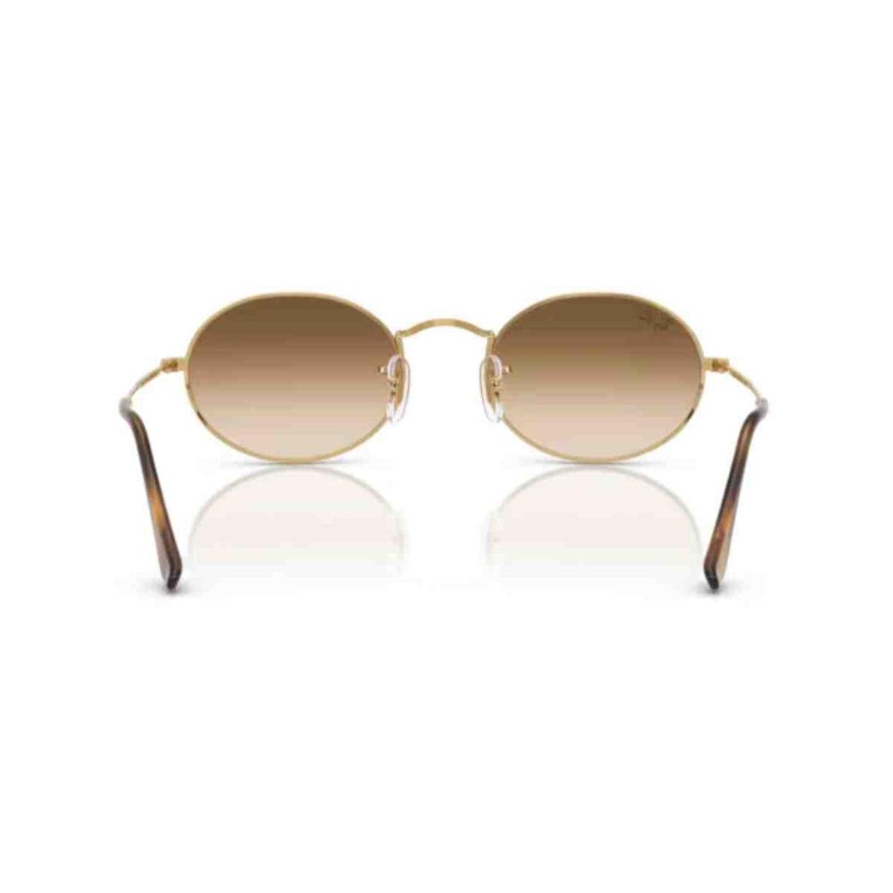 Óculos de Sol Ray-Ban Oval Dourado 0RB3547 001/5154 Dourado 3