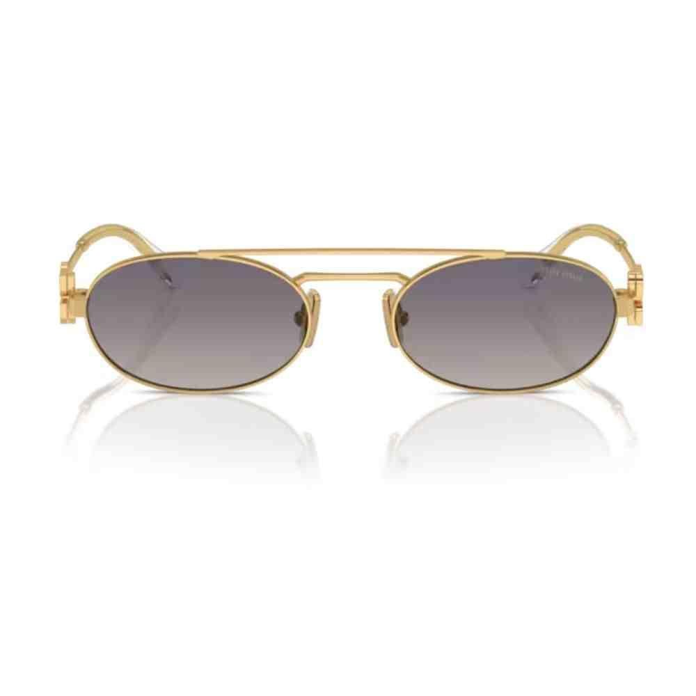 Óculos de Sol Miu Miu Dourado Feminino 0MU 54ZS 5AK30C53