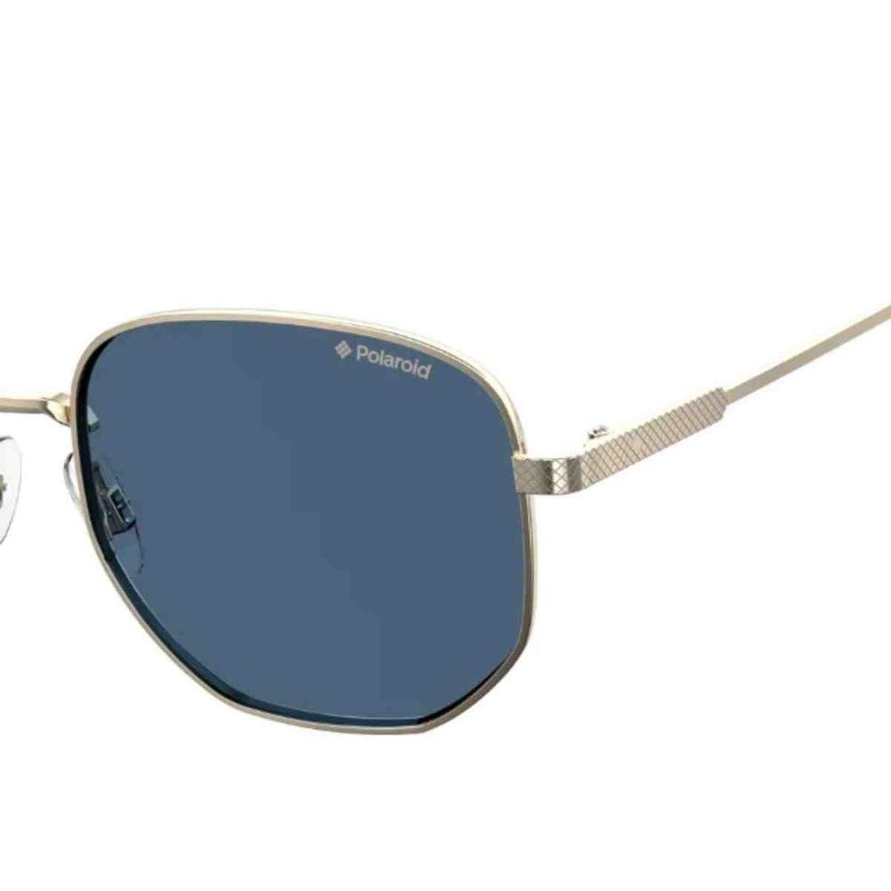 Óculos de Sol Polaroid PLD Polarizado Dourado 048454001 Dourado 3