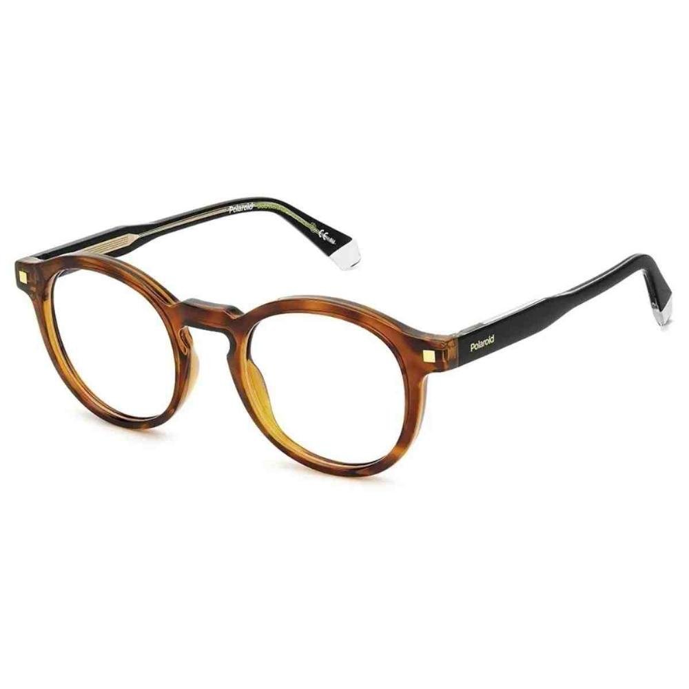 Armação de Grau Polaroid Redondo Marrom Havana 054414002 Marrom 2
