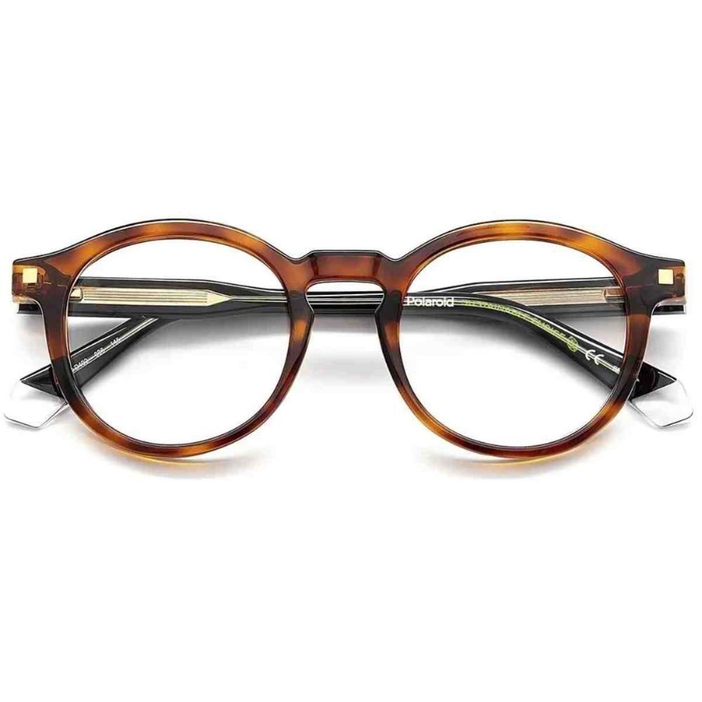 Armação de Grau Polaroid Redondo Marrom Havana 054414002 Marrom 4