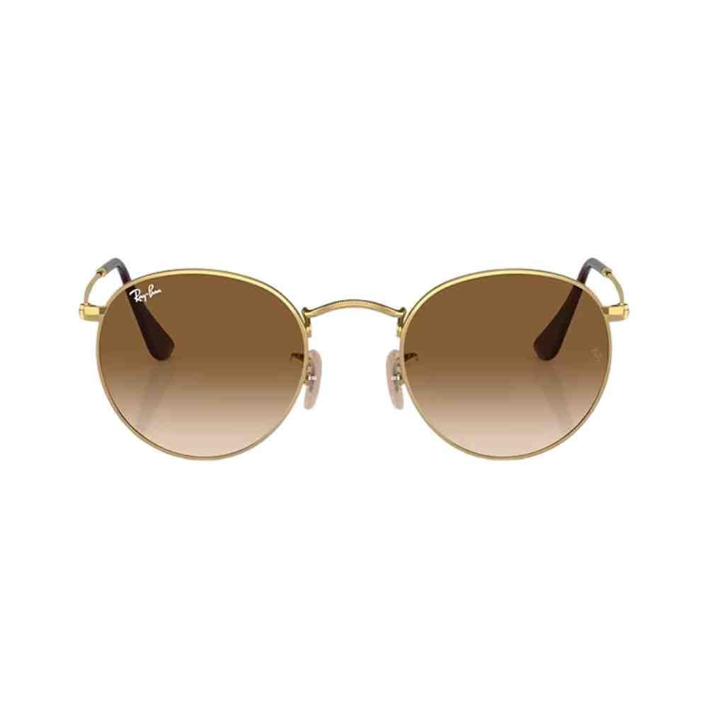 Óculos de Sol Ray-Ban Round Metal Dourado 0RB3447 001/5153