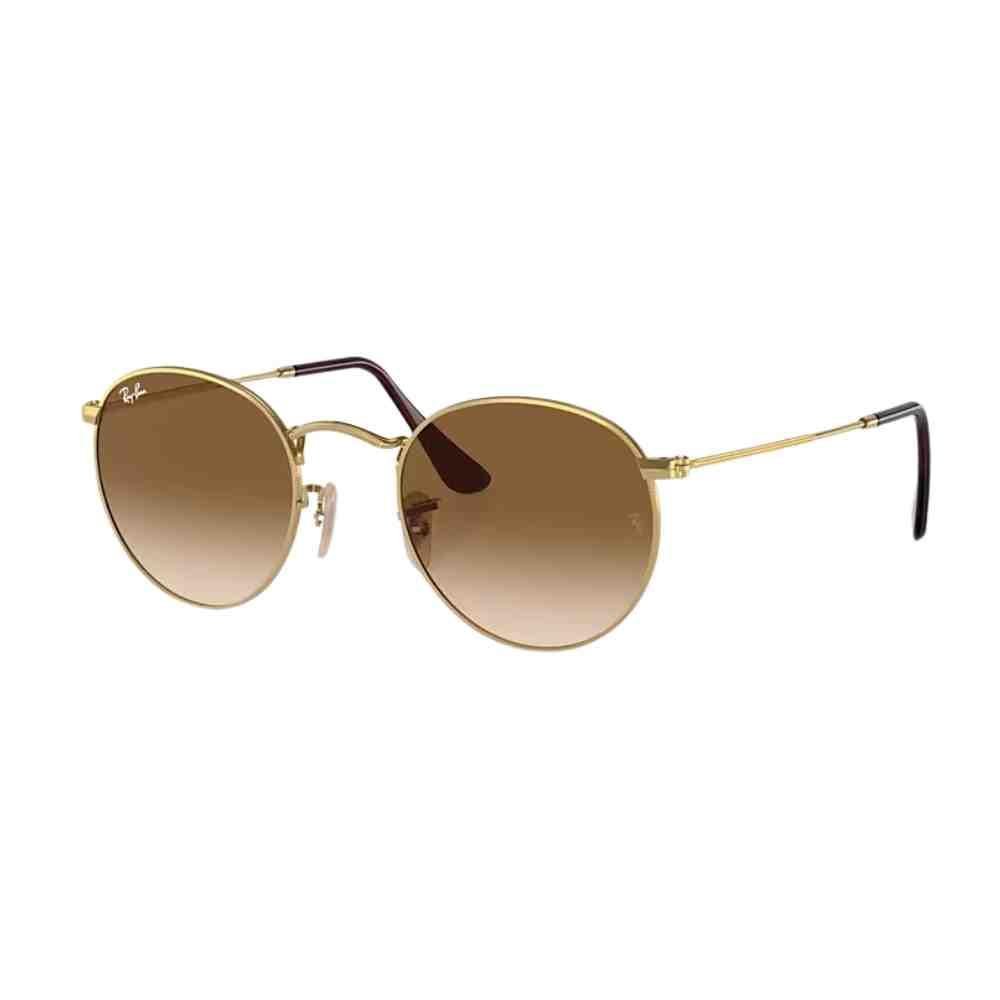 Óculos de Sol Ray-Ban Round Metal Dourado 0RB3447 001/5153 Dourado 2