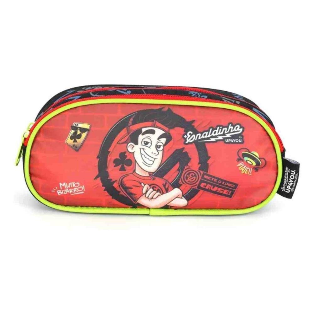Estojo Escolar UP4YOU Enaldinho Vermelho EI42224UP0400