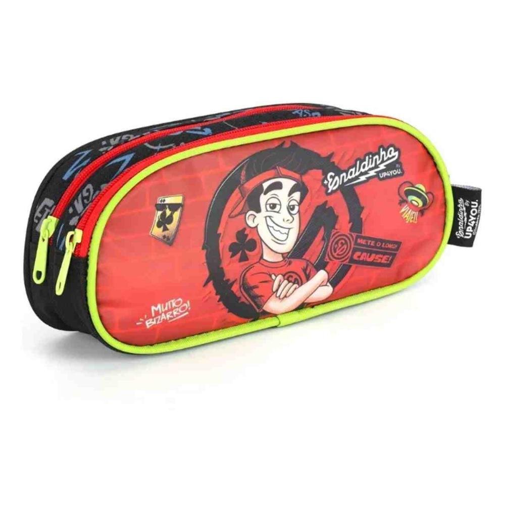 Estojo Escolar UP4YOU Enaldinho Vermelho EI42224UP0400 Vermelho 2