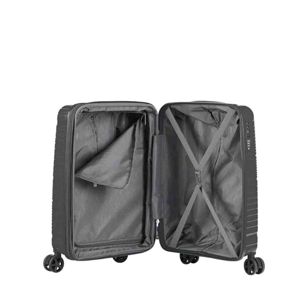 Mala de Bordo American Tourister Cosmópolis P Samsonite Preta  Dourado 4