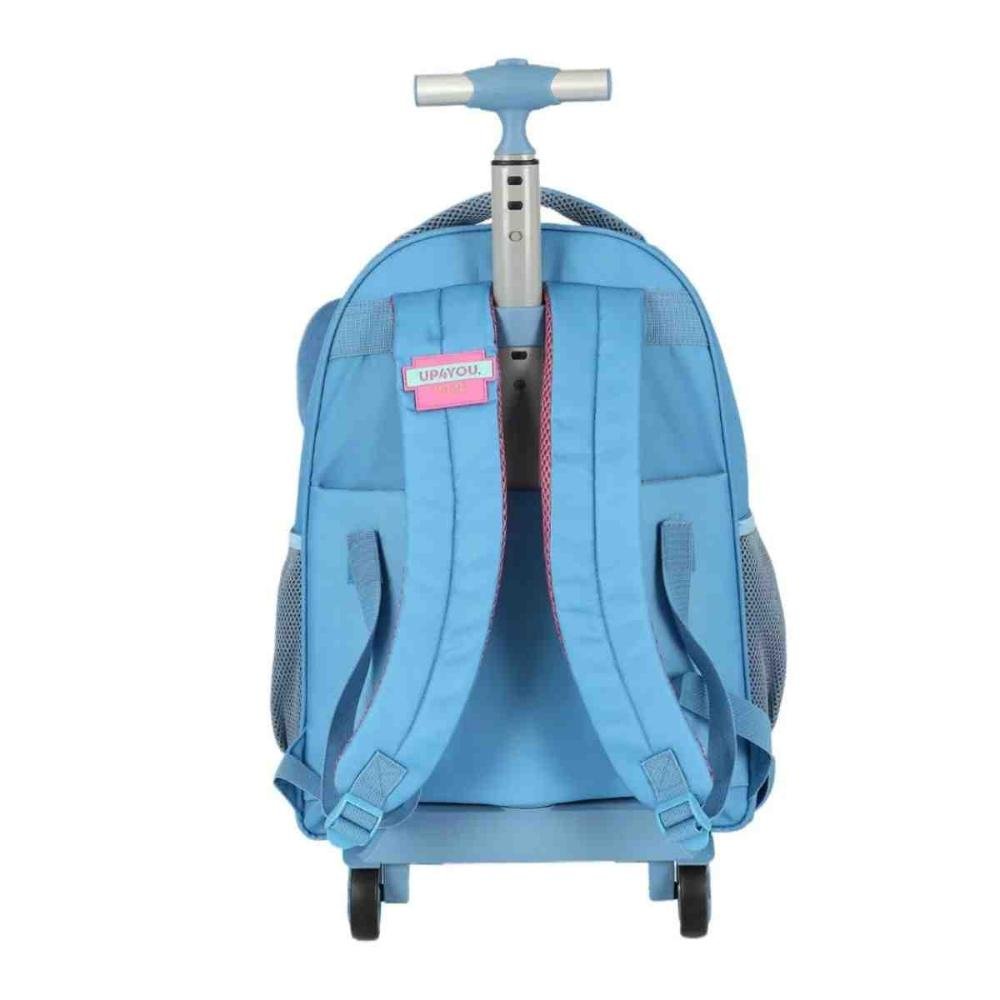 Mochila de Rodinhas UP4YOU Stitch Azul MC50062SC0200 Azul 6