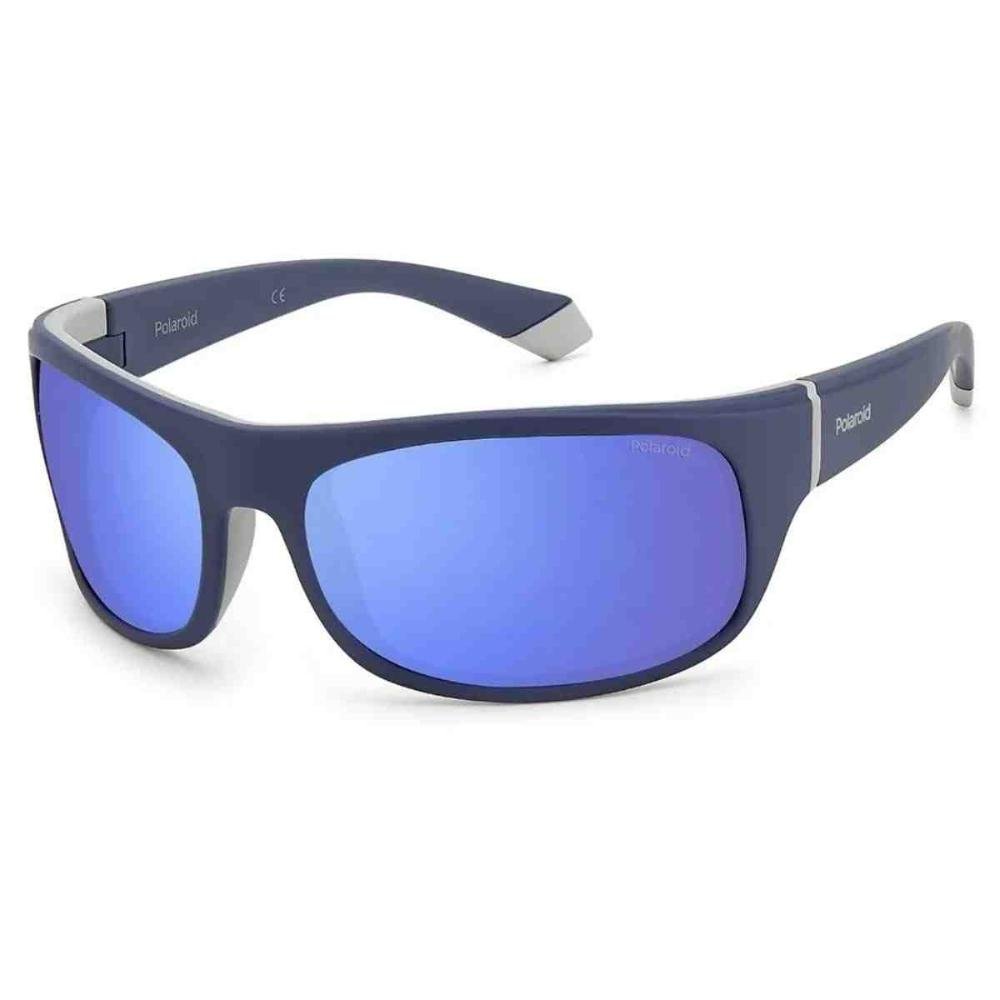 Óculos de Sol Polaroid PLD Active Esportivo Polarizado Azul 052845000 Azul 2