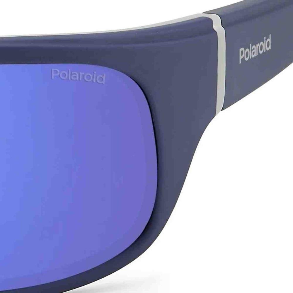 Óculos de Sol Polaroid PLD Active Esportivo Polarizado Azul 052845000 Azul 3