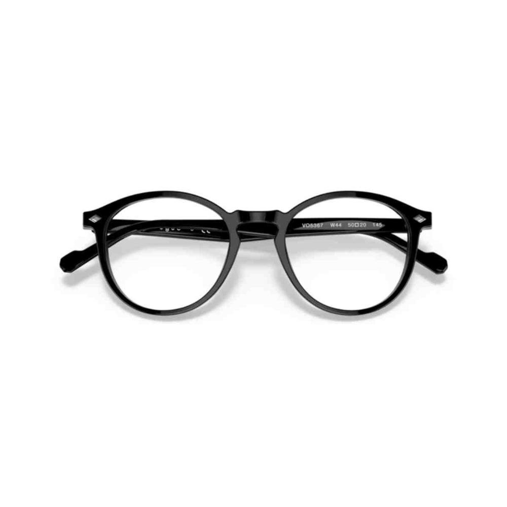 Armação de Grau Vogue Redondo Man Preto 0VO5367 W44 50 Preto 6